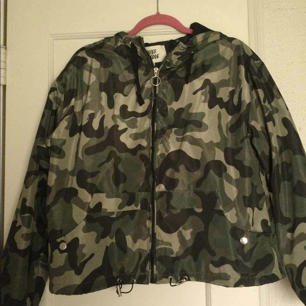 Camo Windbreaker jacket